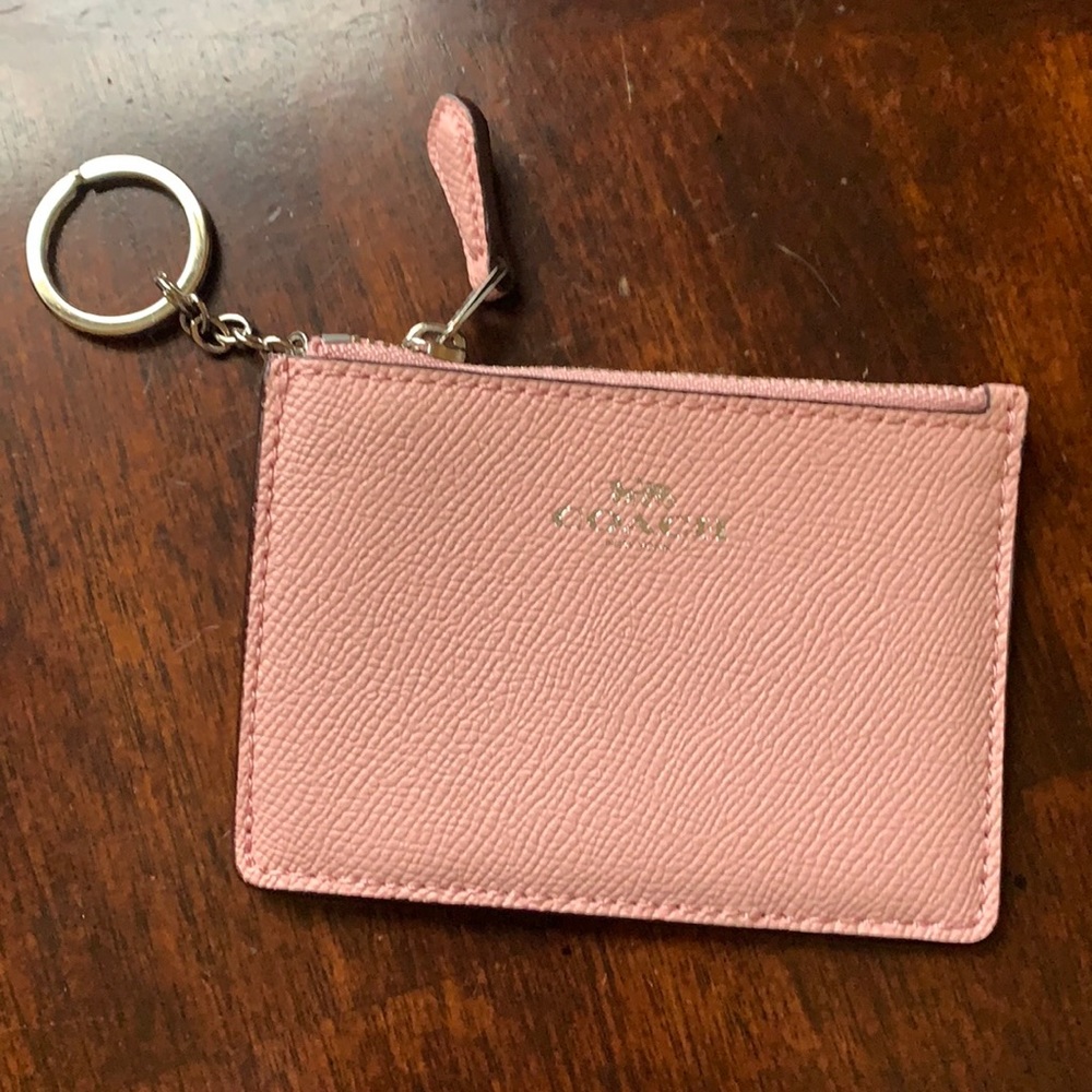 Coach ID Coin Keychain